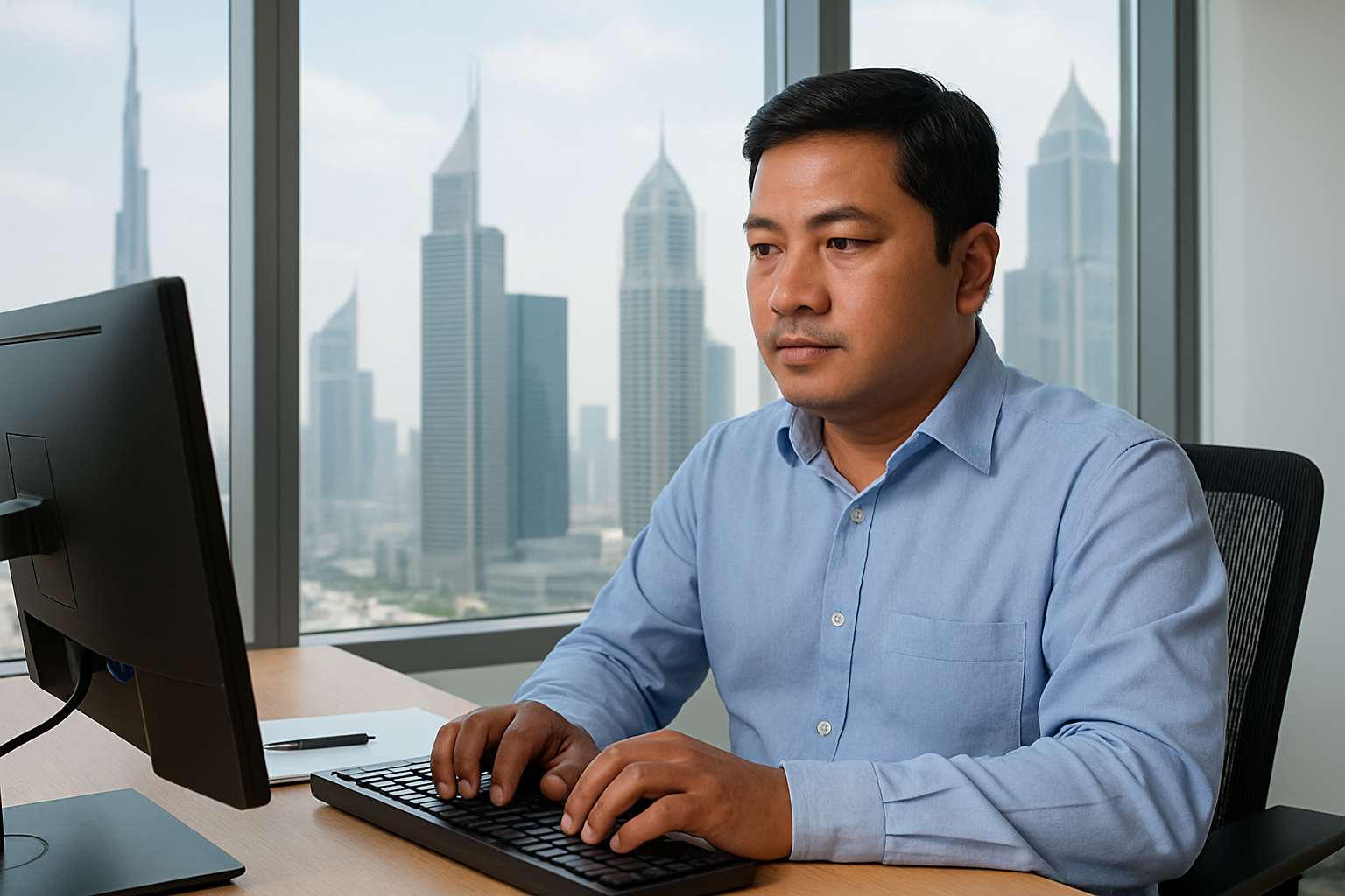 A nepali working in UAE (1) A Nepali working in UAE