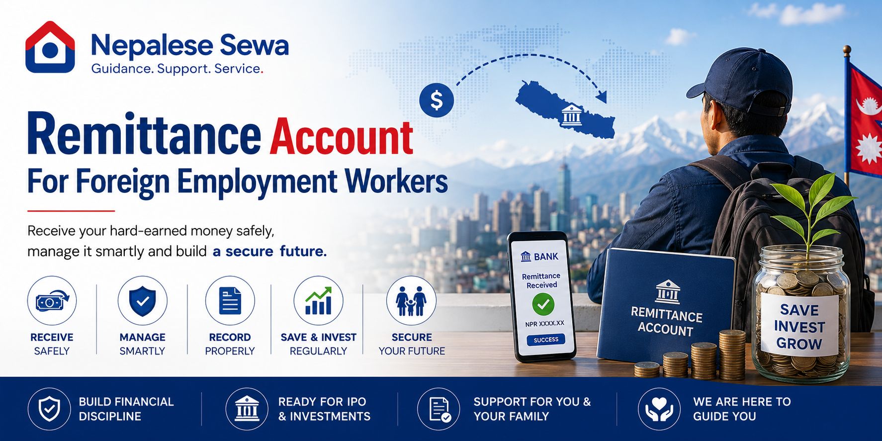 remittance account for foreign employment workers